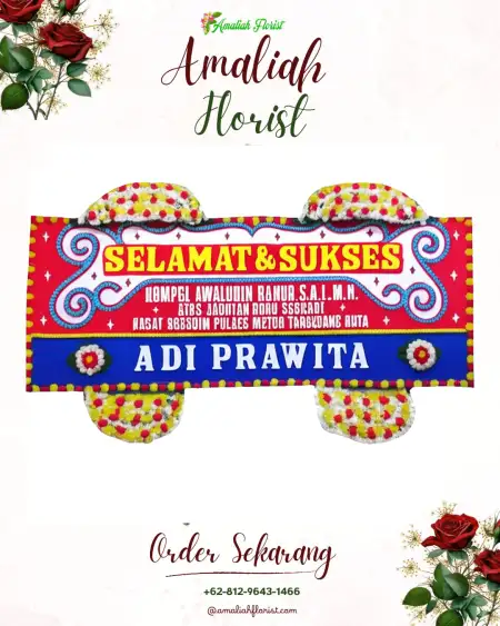 Papan Bunga Ucapan Selamat Karanggadung
